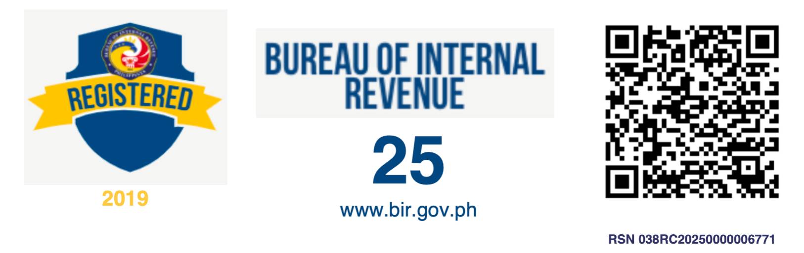 BIR Registration Seal Badge