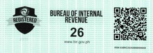BIR Registration Seal Badge