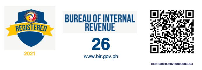 BIR Registration Seal Badge