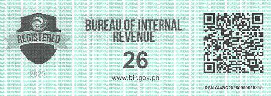 BIR Registration Seal Badge
